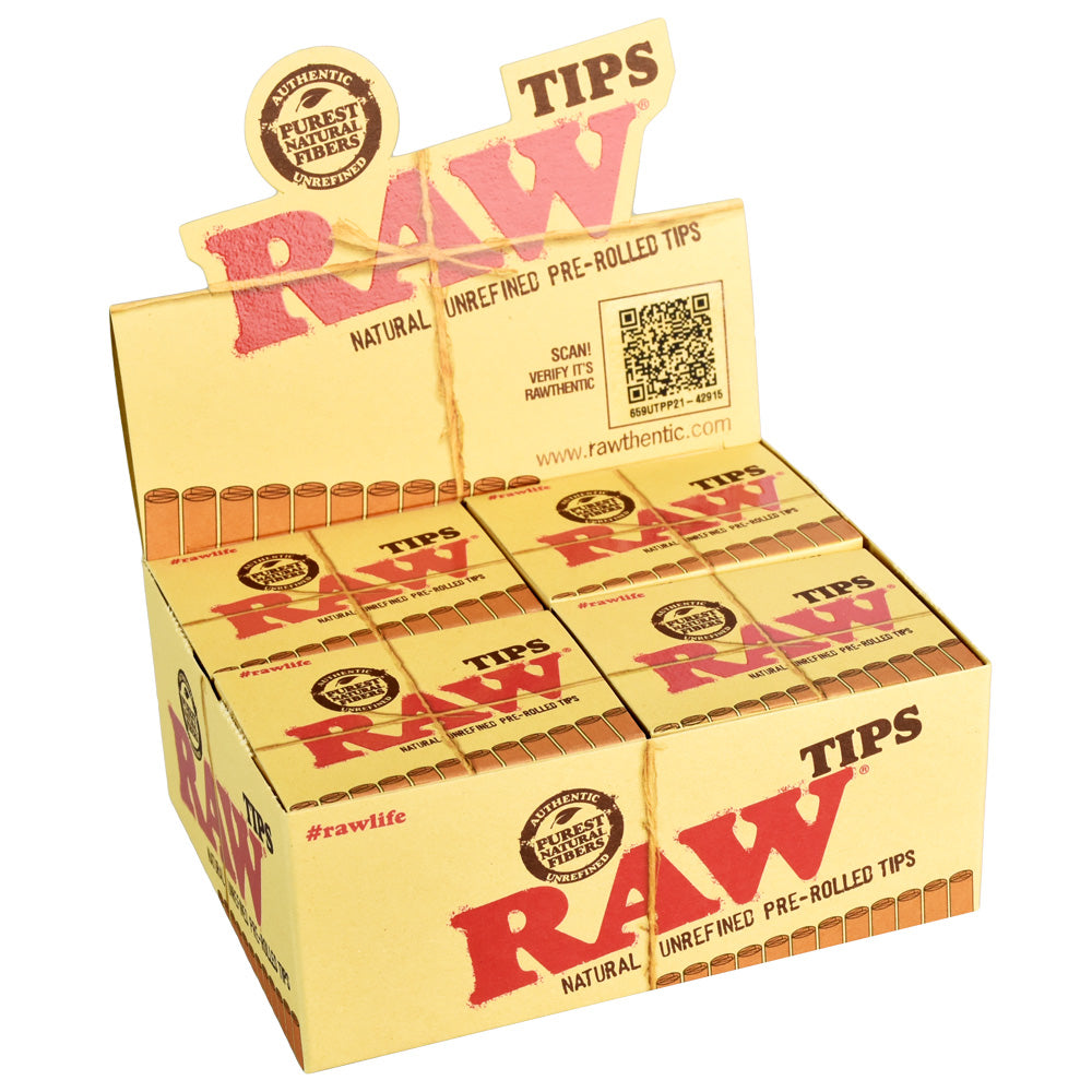 Raw Pre-Rolled Tips (Vegan Friendly Paper)