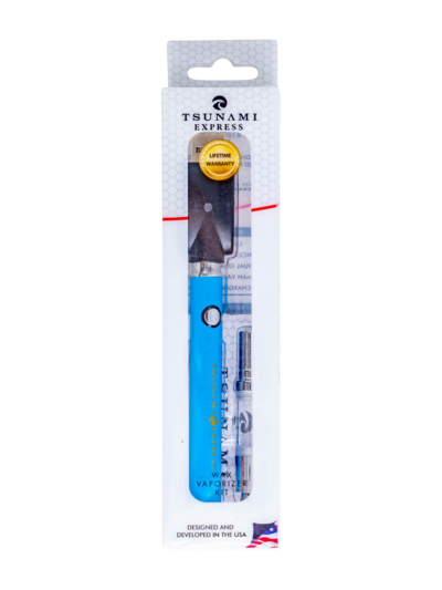 Tsunami Express Wax Vaporizer Pen Kit - Blue